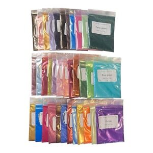 35 Mica Pigment Powder Resin Soap Craft‎ 175g Epoxy Resin Nails Soap Slime